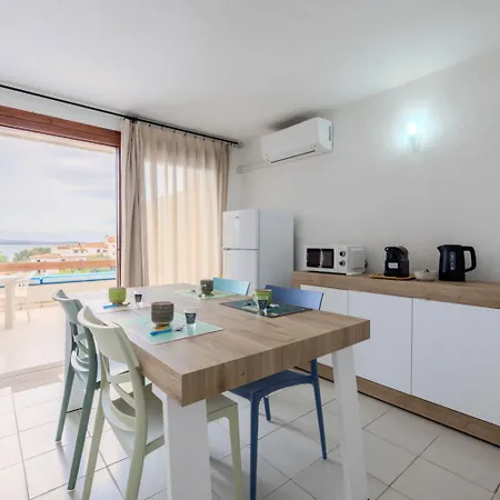 Terrace With Sea View - Pool, Parking And Ac Lejlighed Baja Sardinia